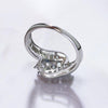 Intricate Infinity Three Stone Ring - jolics