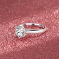 Jolics Handmade 1.5 CT Classic Round Cut Solitaire Engagement Ring - jolics