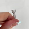 Jolics Handmade Cushion Cut 925 Sterling Silver Party & Engagement Ring - jolics