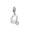 Letters Collection Initial Letter A-Z 925 Sterling Silver Charms for Bracelet - jolics