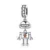 Little Robbit 925 Sterling Silver Dangle Charm - jolics