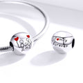 Love Family 925 Sterling Silver Bead Charm - jolics