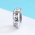 Love Forever 925 Sterling Silver Spacer Charm - jolics