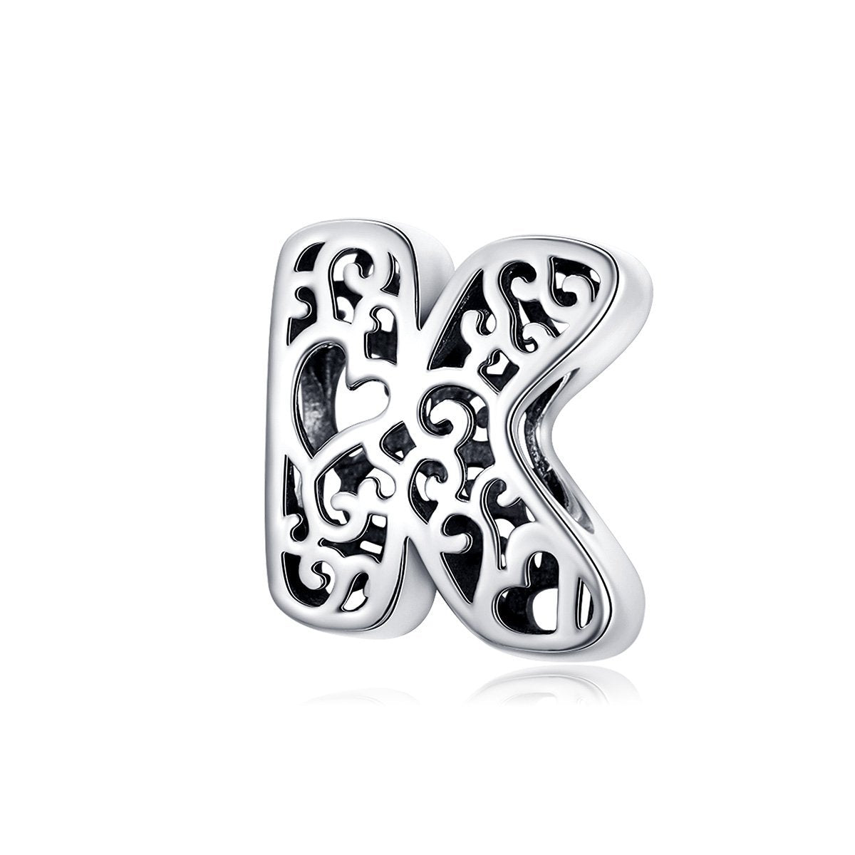 Magic Letters Collection Initial Letter A-Z 925 Sterling Silver Charms for Bracelet - jolics