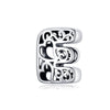 Magic Letters Collection Initial Letter A-Z 925 Sterling Silver Charms for Bracelet - jolics