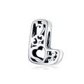 Magic Letters Collection Initial Letter A-Z 925 Sterling Silver Charms for Bracelet - jolics