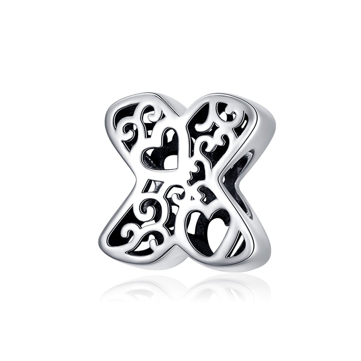 Magic Letters Collection Initial Letter A-Z 925 Sterling Silver Charms for Bracelet - jolics