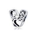 Magic Letters Collection Initial Letter A-Z 925 Sterling Silver Charms for Bracelet - jolics