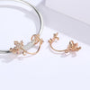 Maple Leaf Rose Gold 925 Sterling Silver Charm - jolics