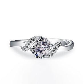 Oval Cut Intertwined Ring - jolics