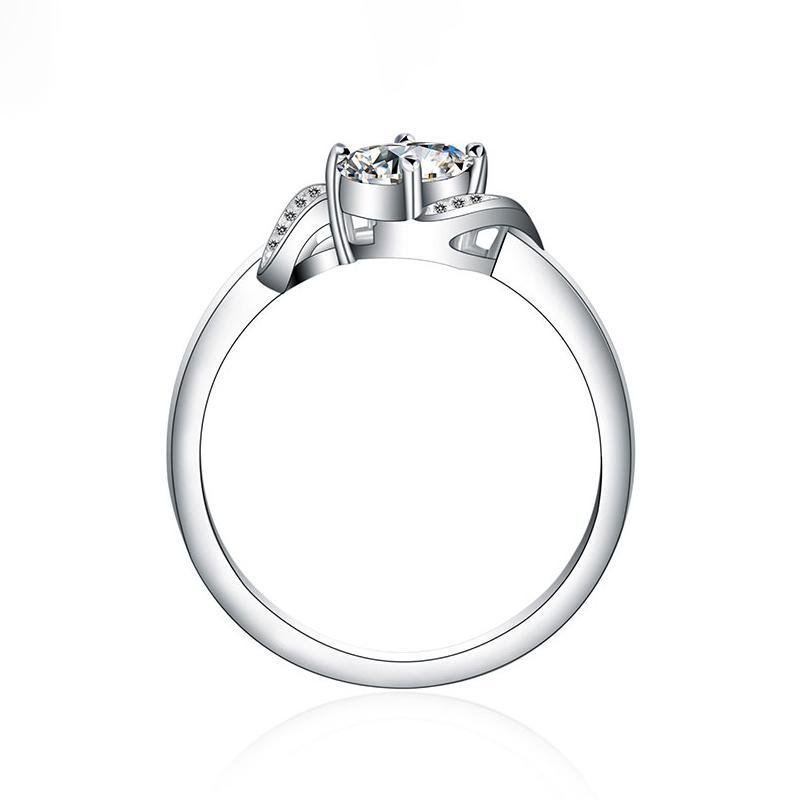 Oval Cut Intertwined Ring - jolics