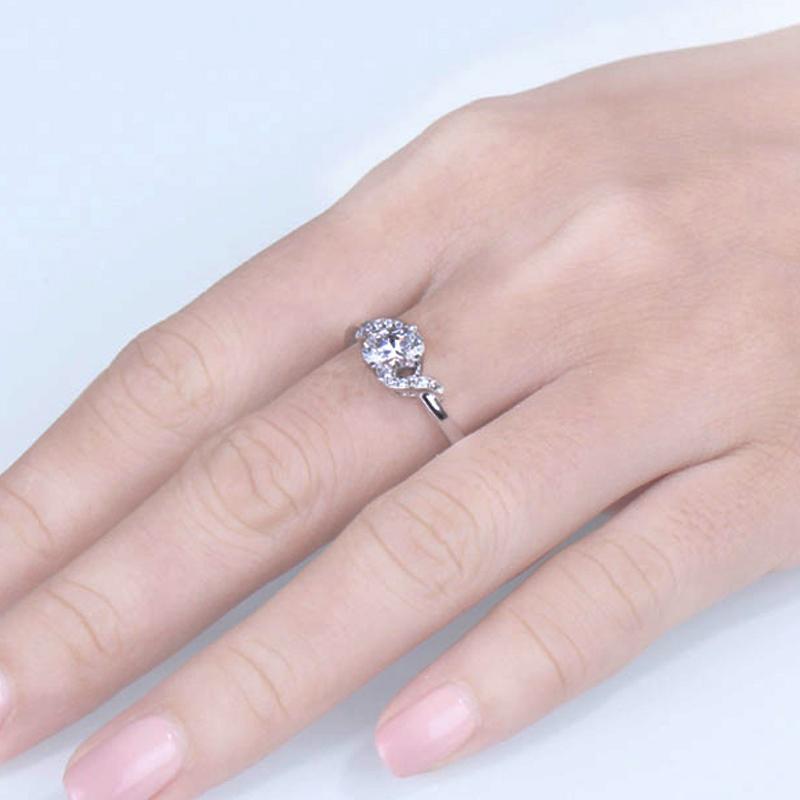 Oval Cut Intertwined Ring - jolics