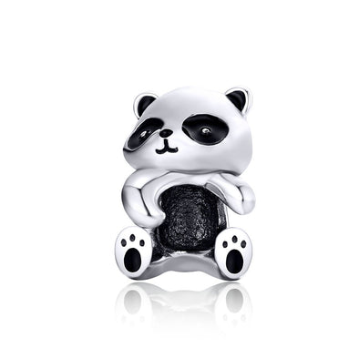 Panda 925 Sterling Silver Bead Charm - jolics