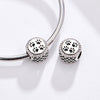 Paw Print 925 Sterling Silver Bead Charm - jolics