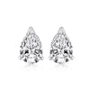 Pear Cut 925 Sterling Silver Stud Earrings - jolics