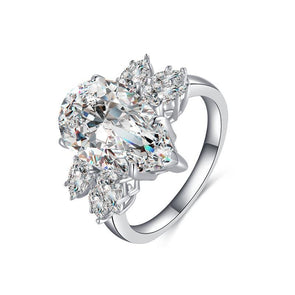 Pear Cut Five Stone Ring - jolics