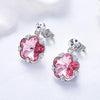 Pink Flower Earrings - jolics