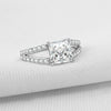 Princess Cut Split Ring - jolics