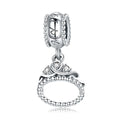 Princess Laurel 925 Sterling Silver Dangle Charm - jolics