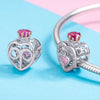 Queen's Heart 925 Sterling Silver Bead Charm - jolics