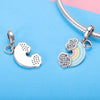 Rainbow 925 Sterling Silver Dangle Charm - jolics