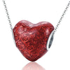 Red Rose 925 Sterling Silver Bead Charm - jolics