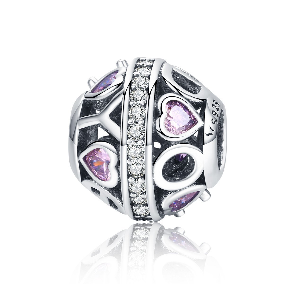 Romantic Ball 925 Sterling Silver Bead Charm - jolics