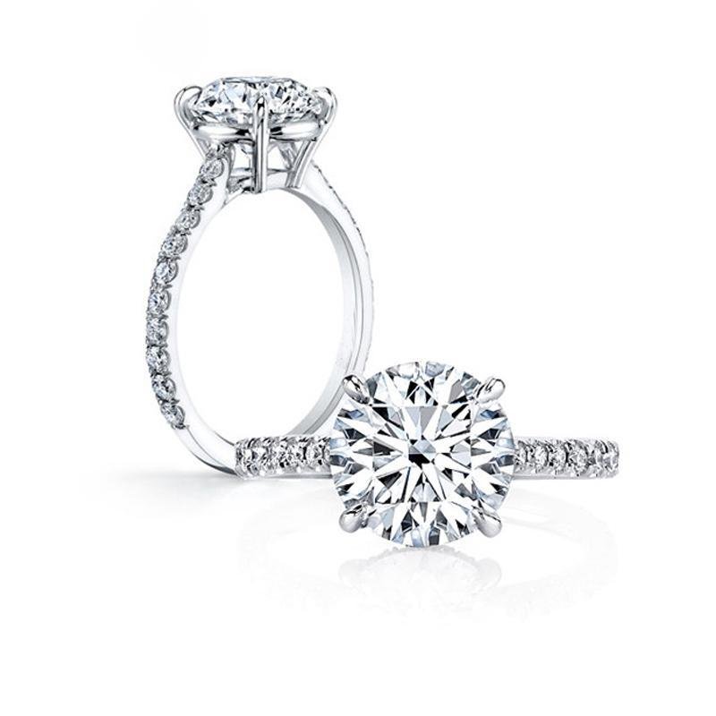 Round Cut Classic Ring - jolics