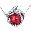 Ruby Stone 925 Sterling Silver Bead Charm - jolics