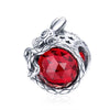 Ruby Stone 925 Sterling Silver Bead Charm - jolics