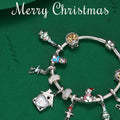 Santa Claus in the House 925 Sterling Silver Dangle Charm - jolics