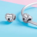 Sister 925 Sterling Silver Bead Charm - jolics