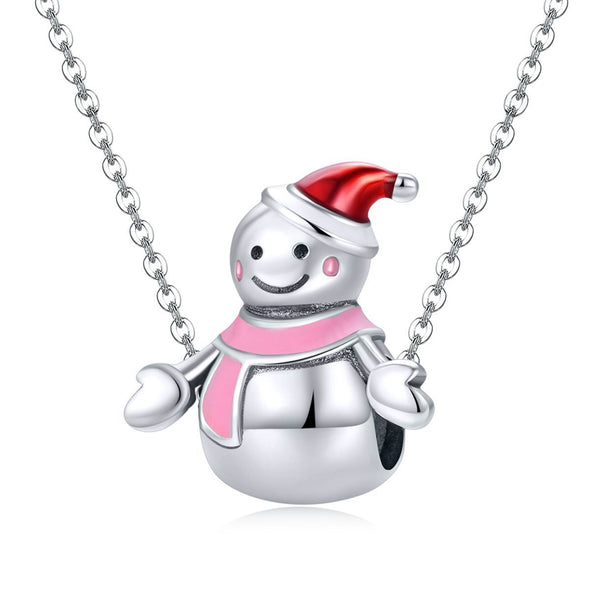 Snow Girl 925 Sterling Silver Charm - jolics