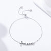 Soulmates Forever Hearts 925 Sterling Silver Link Bracelet - jolics