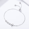 Soulmates Forever Hearts 925 Sterling Silver Link Bracelet - jolics