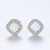 Square Halo Stud Earrings - jolics