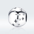 Starry 925 Sterling Silver Bead Charm - jolics