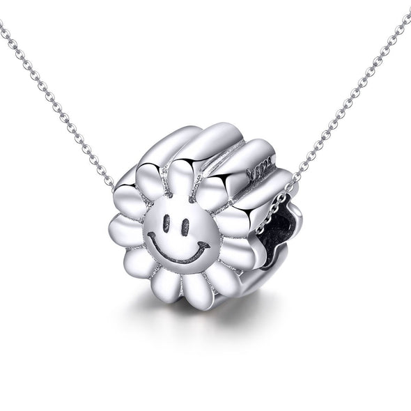 Sunflower 925 Sterling Silver Bead Charm - jolics