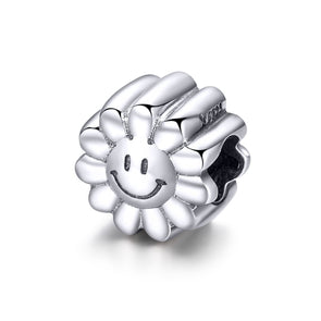 Sunflower 925 Sterling Silver Bead Charm - jolics