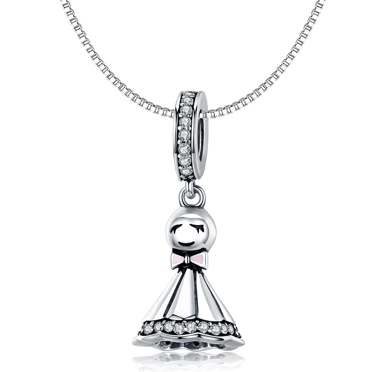 Sunny Doll 925 Sterling Silver Dangle Charm - jolics