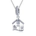 Sweet Home 925 Sterling Silver Dangle Charm - jolics