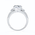 Three Stone Oval Cut Luxury Ring - jolics