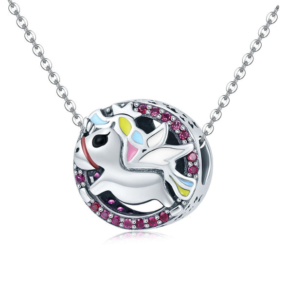 Unicorn 925 Sterling Silver Bead Charm - jolics