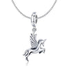 Unicorn 925 Sterling Silver Dangle Charm - jolics