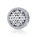 Weaving Mesh 925 Sterling Silver Bead Charm - jolics