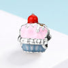 Yummy Cupcake 925 Sterling Silver Bead Charm - jolics