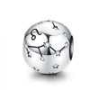 Zodiac Sign 925 Sterling Silver Bead Charm - jolics