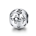 Zodiac Sign 925 Sterling Silver Bead Charm - jolics